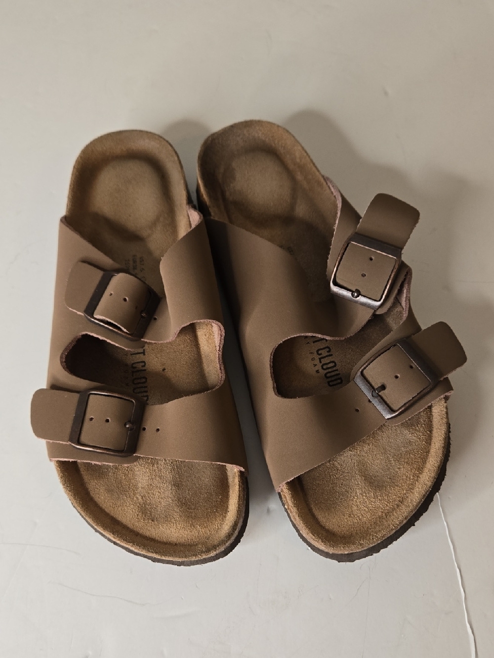 Project Cloud Suede Sandal in Brown 7.5